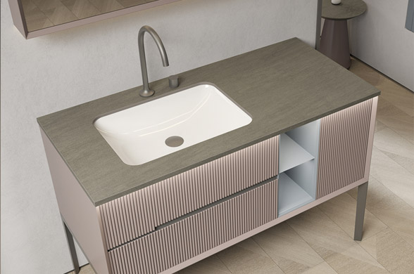 3120L  实木烤漆浴室柜（镜）组合